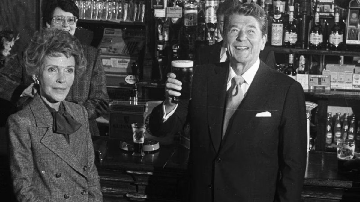 A pint in the village bar