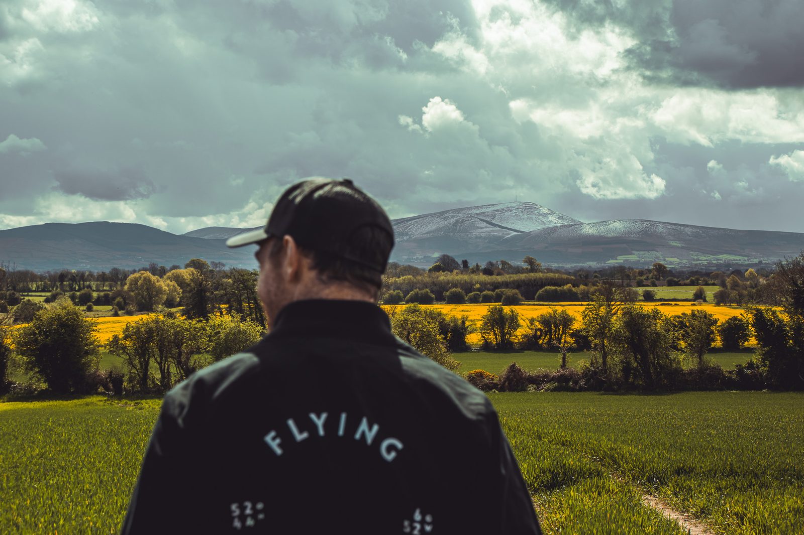 Patrick Walsh on the farm