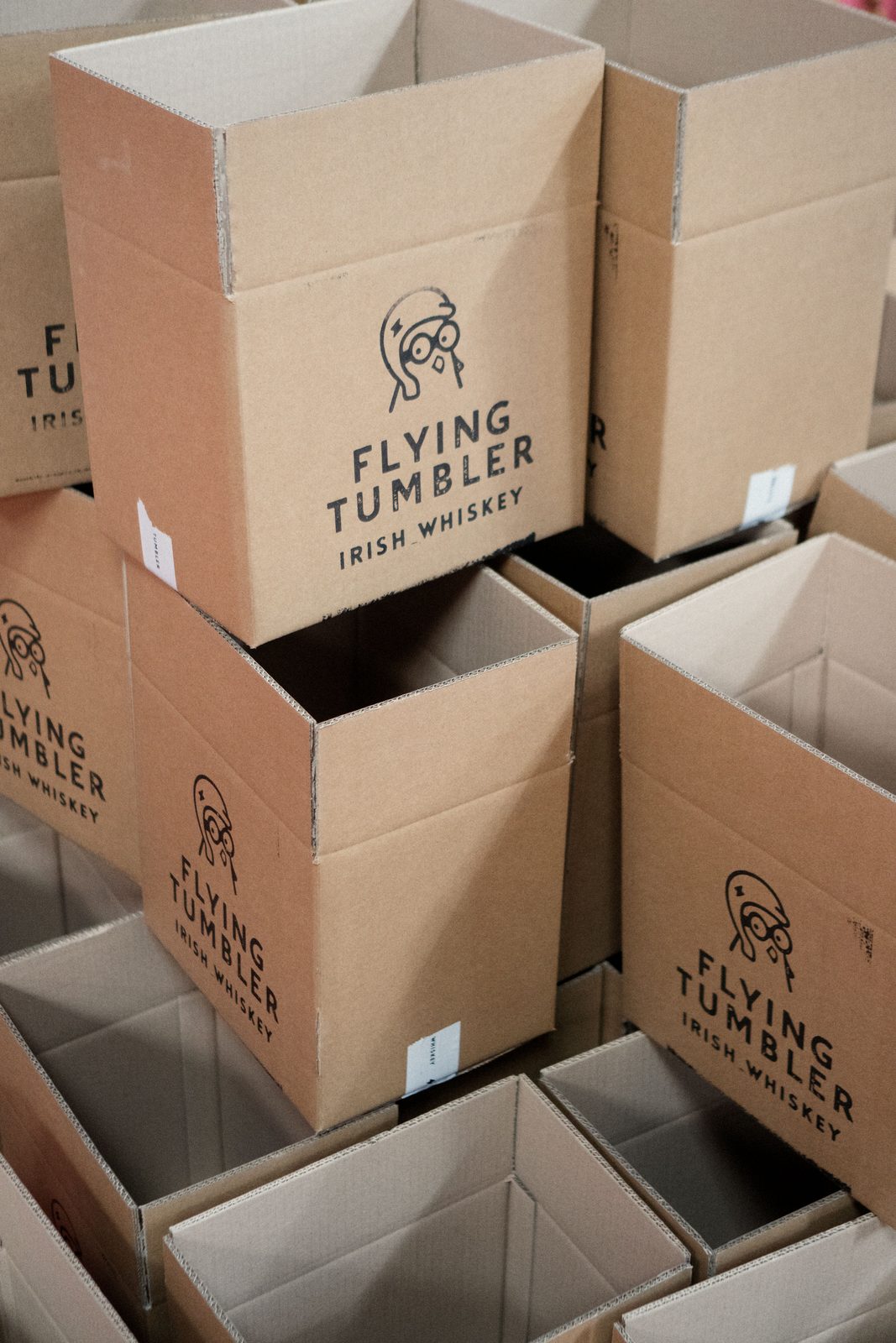 Cases boxed up at Larch Grove