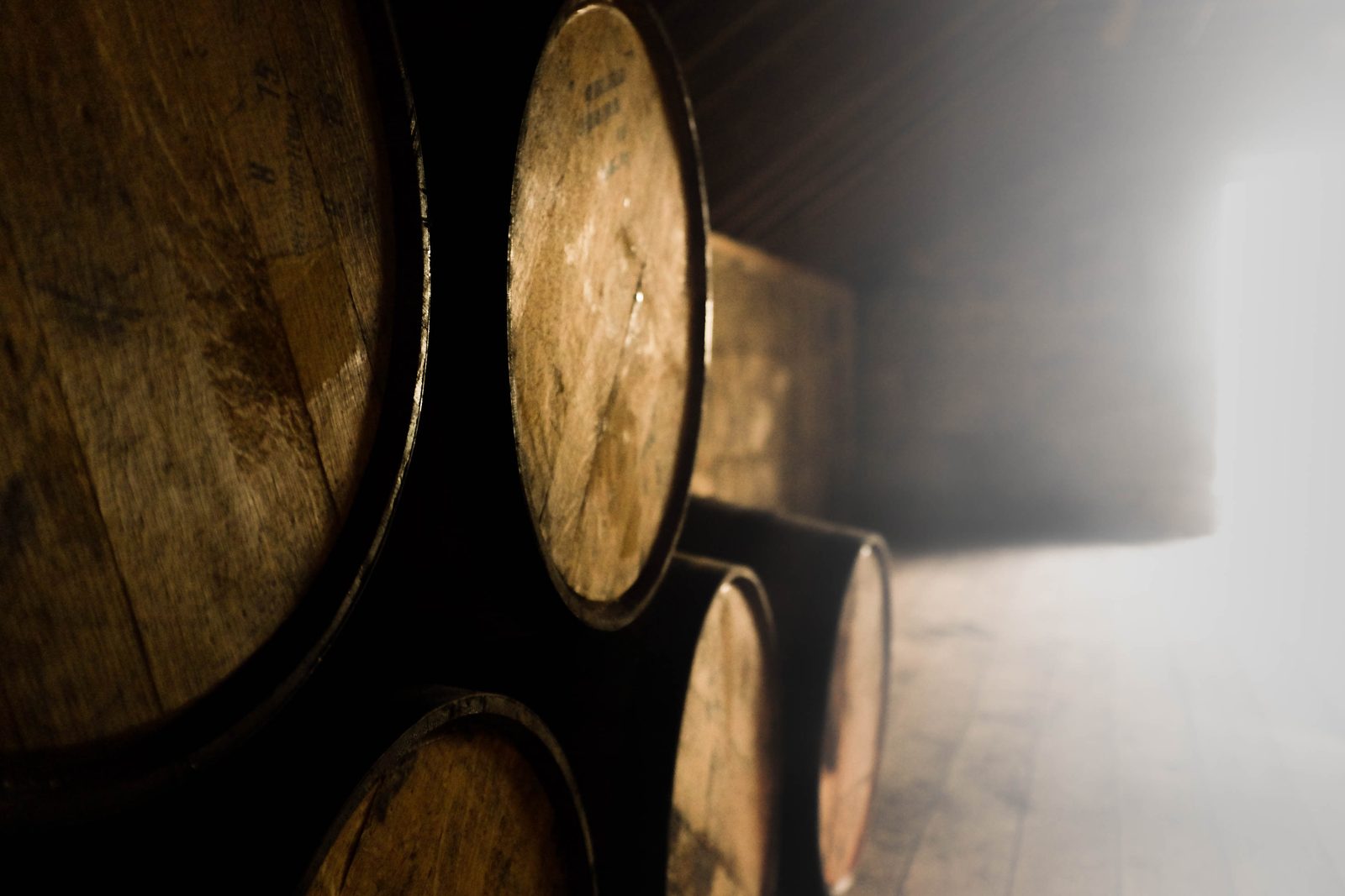 Cask heads close up